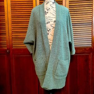 Tunic length sweater